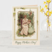 Vintage Lehre am Muttertag Karte (Gelbe Blume)