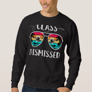 Vintage Lehrerklasse entlassen Sonnenbrille Sonnen Sweatshirt