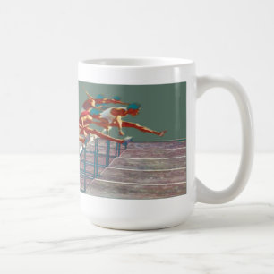 Vintage-Leichtathletik-Kaffeetasse Kaffeetasse