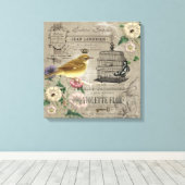 Vintage Leinwand (Insitu (Holzboden))