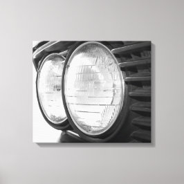 Vintage Leinwand der BMW-Scheinwerfer