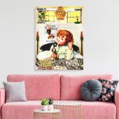 VINTAGE LEINWAND DER WEIZWERBUNG (Insitu (Wohnzimmer))