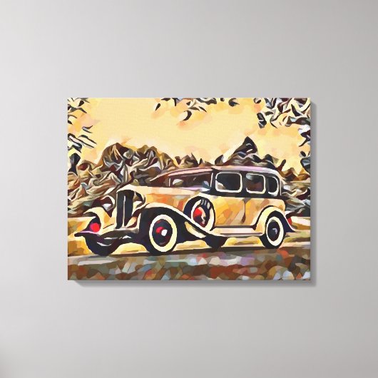 Vintage Leinwanddruck (Vorderseite)