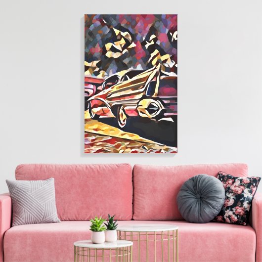 Vintage Leinwanddruck (Insitu (Wohnzimmer))