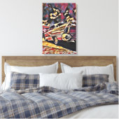 Vintage Leinwanddruck (Insitu (Schlafzimmer))