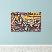 Vintage Leinwanddruck (Insitu (Holzboden))