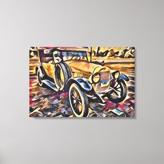 Vintage Leinwanddruck (Vorderseite)