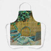 Vintage Lektüre Schürze (Vorderseite)