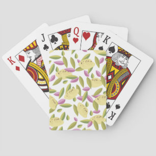 Vintage Lemon-Pattern-Stil Spielkarten