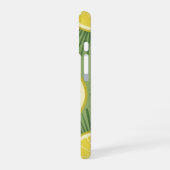 Vintage Lemon Sun Pattern iPhone 16 Hülle (Linke Seite)