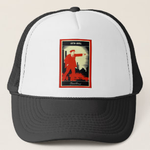 Vintage Lenin ~ UdSSR Truckerkappe