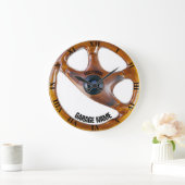 Vintage Lenkradhalterung Große Wanduhr (Zuhause)