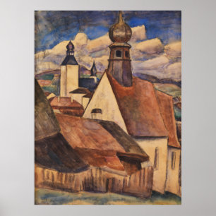 Vintage Leo Gestel Schauen Sie sich den Dacher von Poster