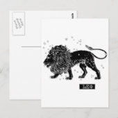 Vintage Leo Postkarte (Vorne/Hinten)