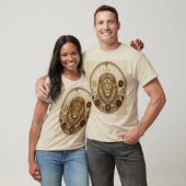Vintage-Leo-Sternzeichen-Löwe-Kunst T-Shirt (Unisex)