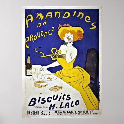 Vintage Leonetto Cappiello cookies ad Poster (Vorne)