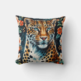 Vintage-Leopardenkissen Kissen