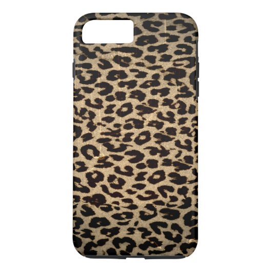 Vintage Leopardenstruktur Case-Mate iPhone Hülle (Rückseite)
