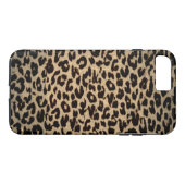Vintage Leopardenstruktur Case-Mate iPhone Hülle (Rückseite (Horizontal))
