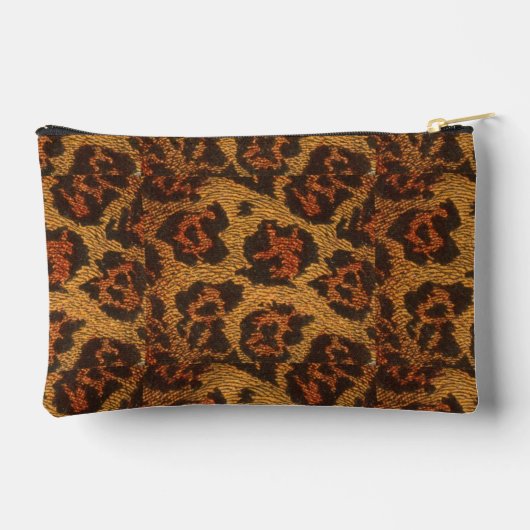 Vintage Leopardrucke Zubehörtasche (Rückseite)