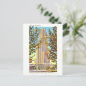 Vintage Lernkathedrale in Pittsburgh, Penn. Postkarte (Stehend Vorderseite)
