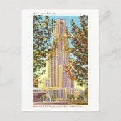 Vintage Lernkathedrale in Pittsburgh, Penn. Postkarte (Vorderseite)