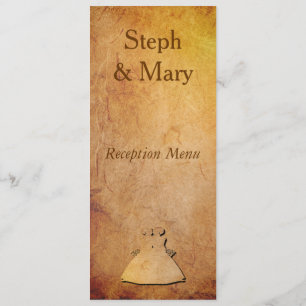 Vintage Lesbische Rezeptionskarte Einladung