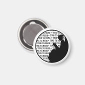 Vintage Leseleitung Lady Magnet für Buchliebhaber (Vorderseite/Rückseite)