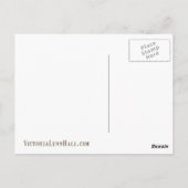 Vintage Leserfotografie Postkarte (Rückseite)