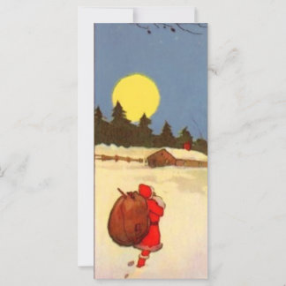 Vintage Lesezeichen der Weihnachtszeit