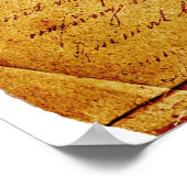 Vintage lettering of Paris Poster (Ecke)