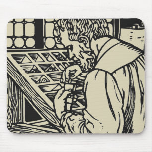 Vintage-Letterpress-Drucker-Setztyp-Mauspad Mousepad