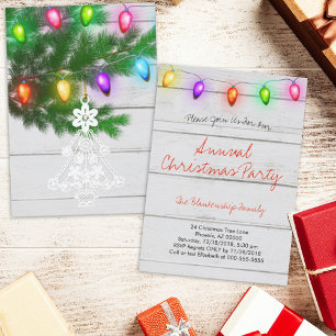 Vintage Leuchtenvorlage für Weiße Bäume Feiertagskarte