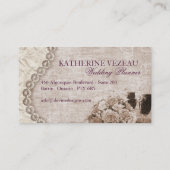 Vintage Leuchter-Geschäfts-Karte Visitenkarte (Rückseite)