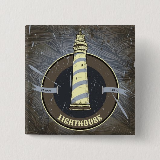 Vintage Leuchtturm | 1960 Button (Vorderseite)