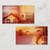 Vintage Leuchtturm-Geschäfts-Karte Visitenkarte (Vorne/Hinten)