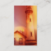Vintage Leuchtturm-Geschäfts-Karte Visitenkarte (Rückseite)