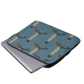Vintage Leuchtturm Muster Laptopschutzhülle (Vorne Knopf)