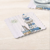 Vintage Leuchtturm Untersetzer (angewinkelt)