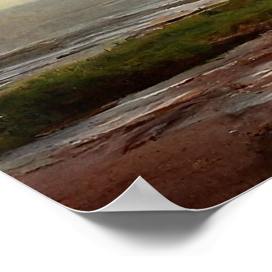 Vintage Leuchtturmmalerei Poster (Ecke)