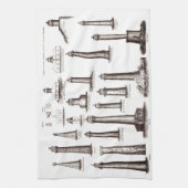 Vintage Leuchtturmsammlung Geschirrtuch (Vertikal)