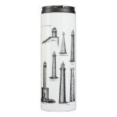 Vintage Leuchtturmsammlung Thermosbecher (Rückseite)