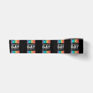 Vintage LGBT Stolz Regenbogen Einige Menschen Sind Satinband