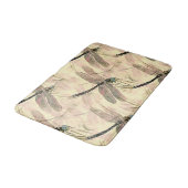 Vintage Libelle Badematte (Schrägansicht)