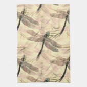 Vintage Libelle Geschirrtuch (Vertikal)