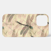 Vintage Libelle iPhone Hülle (Rückseite (Horizontal))
