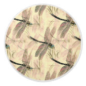 Vintage Libelle Keramikknauf (Vorderseite)