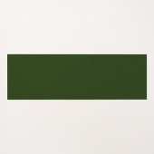 Vintage Libelle Orangenblumengrün boho chic Yogamatte (Rückseite (Horizontal))