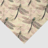 Vintage Libelle Seidenpapier (Ausschnitt)