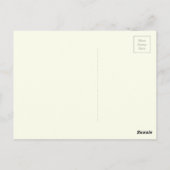 Vintage Libelle Zeichnend antike Insektenkunst Postkarte (Rückseite)